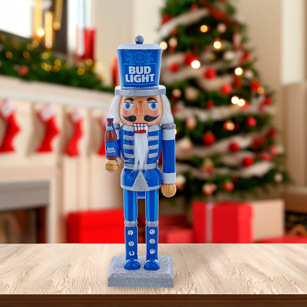 Kurt Adler 10-Inch Budweiser® Bud Light Nutcracker
